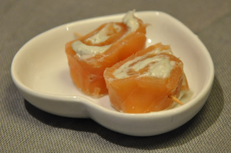 Roules-saumon-roquefort