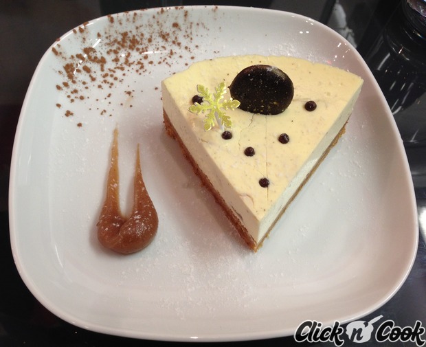 Cheesecake vanille marrons glacés par Séphora Saada et Canderel