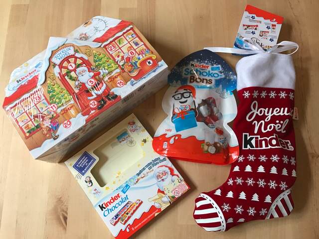 Noël 2017, les nouveautés Kinder