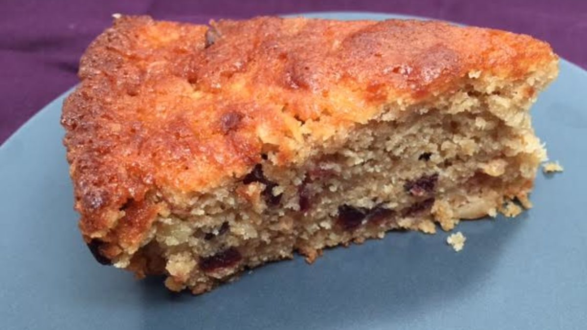 Gateau Moelleux Pommes Cranberries Amandes Click N Cook