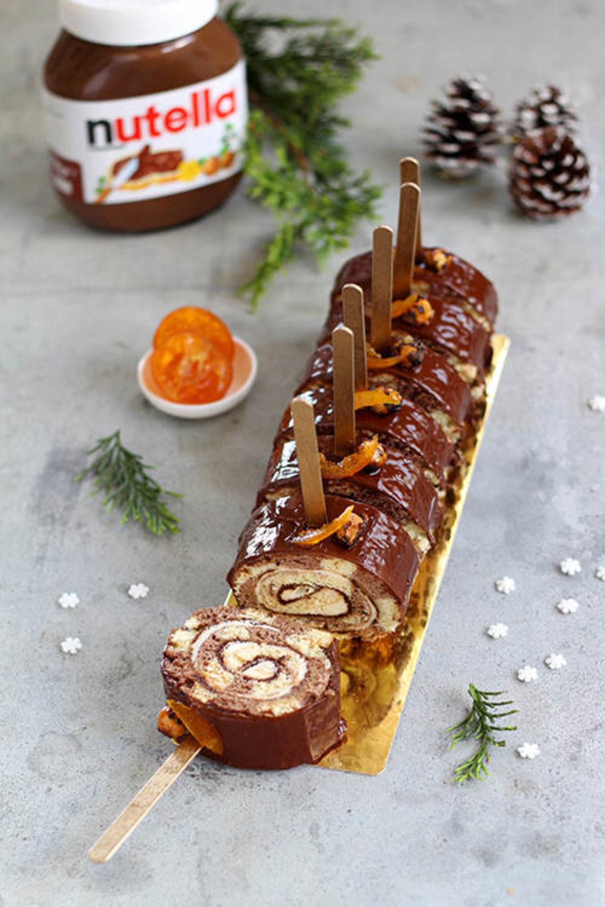 Buche Marbree Au Nutella Click N Cook Buche Marbree Au Nutella Click N Cook