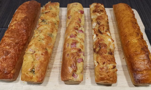 Mini-baguettes moule 5 cakes longs Guy DEMARLE & Thermomix - COOK